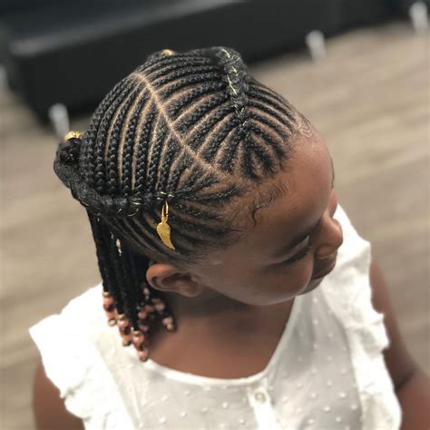 Leave a few strands out. 2019 Kids Braids Hairstyles : Cute Styles for Little Girls