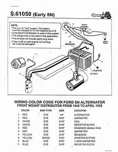 Ford 9n 2n Early 8n Alternator Conversion Kit Wiring Diagram