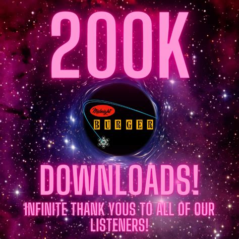 Midnight Burger Has 200k Downloads What Thank You So Much To All Of Our Fans And Thank
