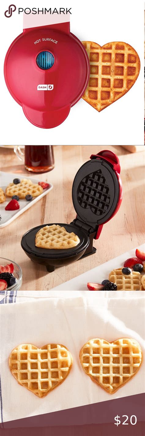Dash Mini Heart Waffle Maker Waffle Maker All Clad Waffle Maker Waffles