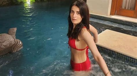 In Pics Radhika Madans 28th Birthday Was All About Pool Party In Red Bikini With Her ‘soulmates