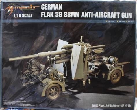 Merit German Flak 36 88mm Anti Aircraft Gun 118 No61701
