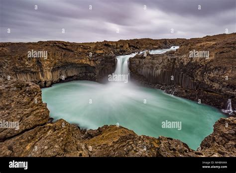 Aldeyjarfoss Waterfall In Highlands Of Iceland Stock Photo Alamy