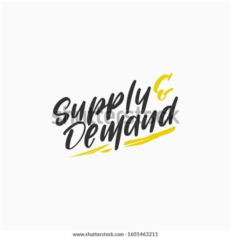 Supply Demand Logo Design Template Supply Stock Vector Royalty Free