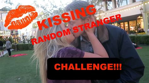 Kissing Strangers At The Grove Challenge Youtube