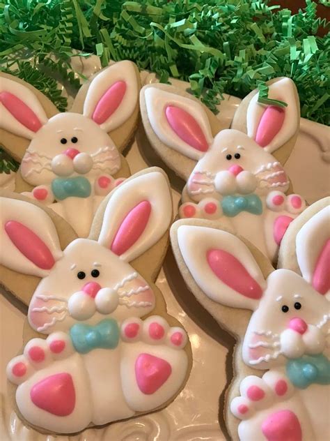 Bunnies Easter Bunny Cookies Decorated Easter Cookies Easter Sugar