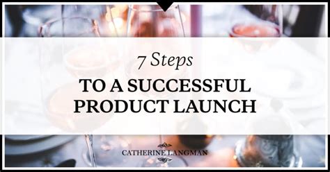 7 Steps To A Successful Product Launch Productpreneur Marketing