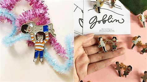 Weightlifting Fairy And Goblin Pins From Pointy Little Things