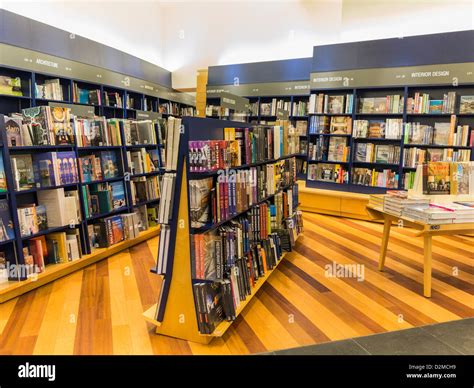 Bookshop Interior With Book Shelves Stock Photo Alamy