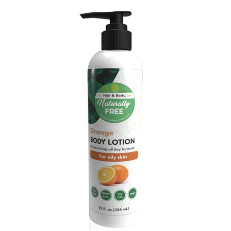 Orange Hydrating Body Lotion Allergy Friendly Naturally Free Body Lotion Lotion Skin So Soft