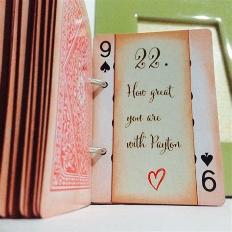 Valentines Cards 52 Reasons Why I Love You Playing Cards Love