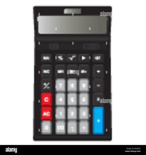 Calculator Icon Keyboard Vector Isolated Business Illustration