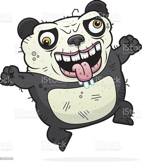 Crazy Ugly Panda Stock Illustration Download Image Now 2015 Animal