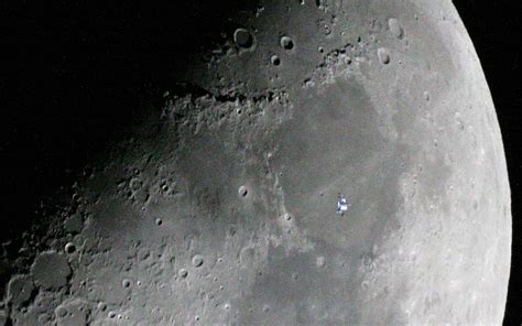Apod 2009 February 6 Space Station In The Moon