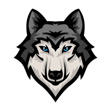 Premium Vector Wolf Head Mascot Logo Vector