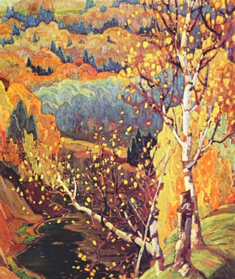 Franklin Carmichael Member Of The Group Of Seven Canadian Painters