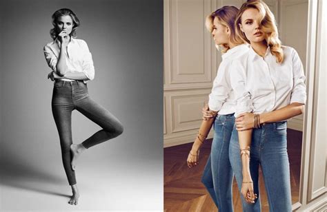 Magdalena Frackowiak Dons Denim For Gina Tricot By Hasse Nielsen