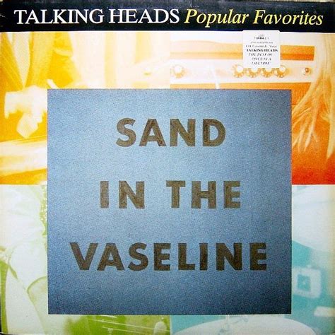 Talking Heads Sand In The Vaseline Popular Favorites 1976 1992