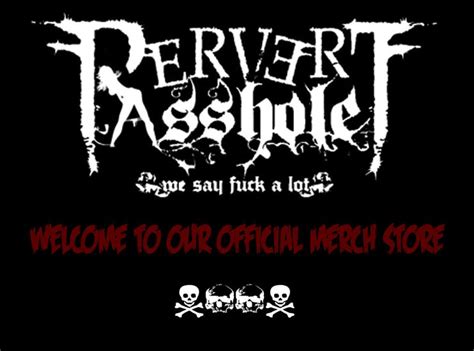 Pervert Asshole — Patch White Logo Pervert Asshole