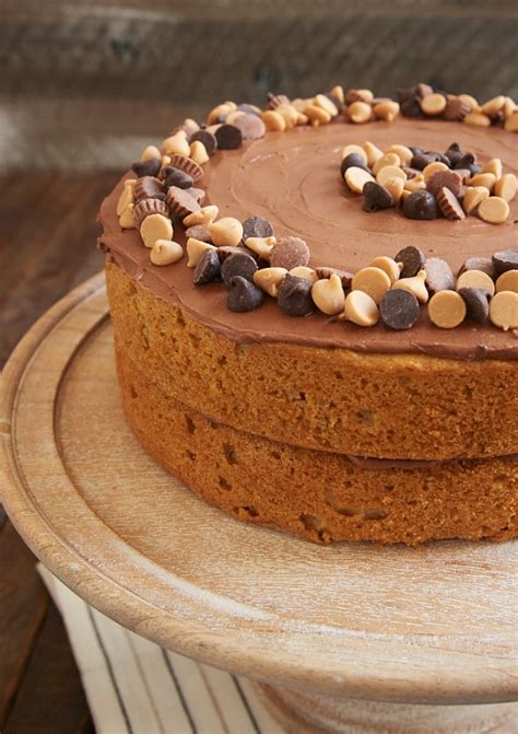 Peanut Butter Cake With Chocolate Frosting Bake Or Break