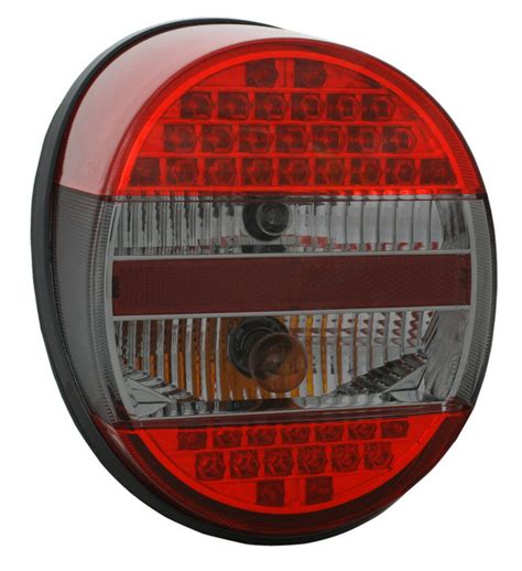 For Fits Vw Beetle 1973 85 Led Back Rear Tail Lights Lamps Red Smoke