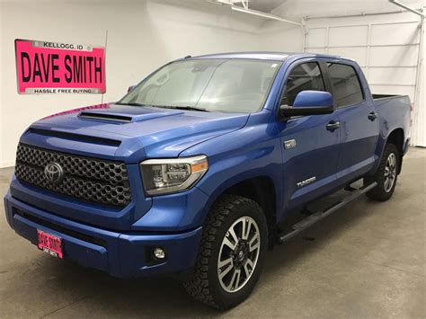 Pre Owned 2018 Toyota Tundra Trd Sport Crew Cab Short Box 4 Door Cab