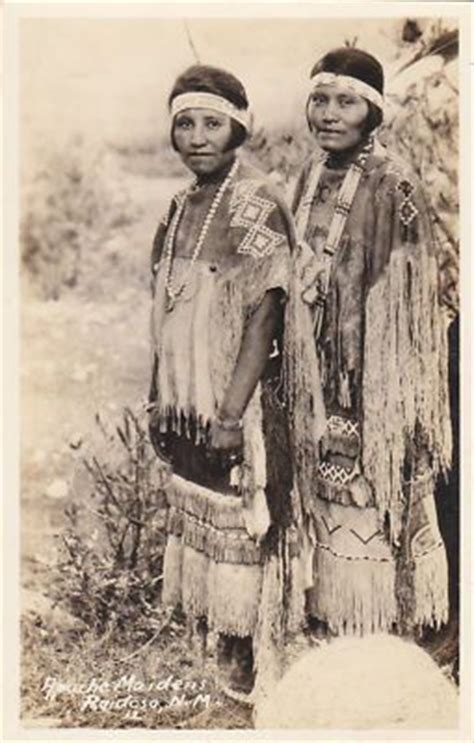 Mescalero Apache Women At Ruidoso New Mexico Circa Native American Indians Native