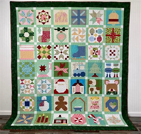 Quilt Vintage Christmas Sampler Pattern By Lori Etsy