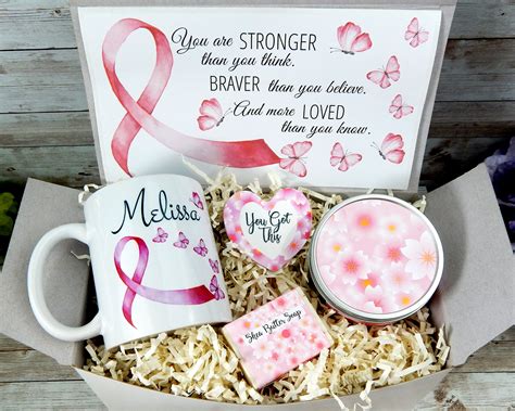 Breast Cancer Gift Basket Breast Cancer Gift Box Etsy