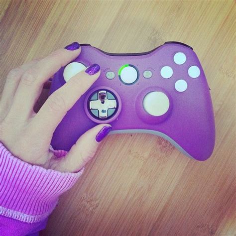 Purple Xbox 360 Modded Controller By Gadgetcustoms Fun Video Games