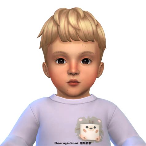 Infant Short Messy Hair 24 Create A Sim The Sims 4 Curseforge