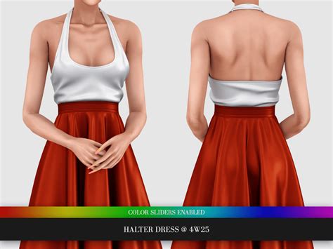 Sims 4 Halter Dress Best Sims Mods