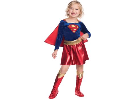 New Costume Child Cute Girls Costume Supergirl Cosplay Superman