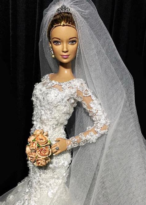 1 3 sammurakammi barbie wedding dress bride dolls wedding dresses