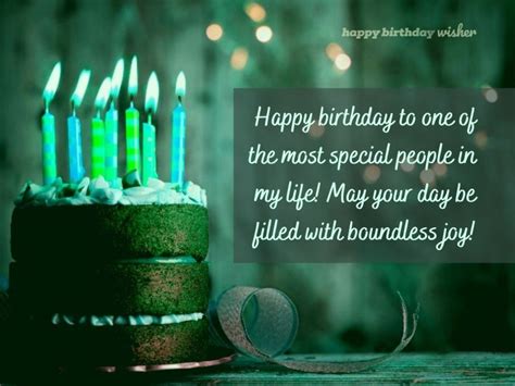 For A Special Person In My Life Happy Birthday Wisher
