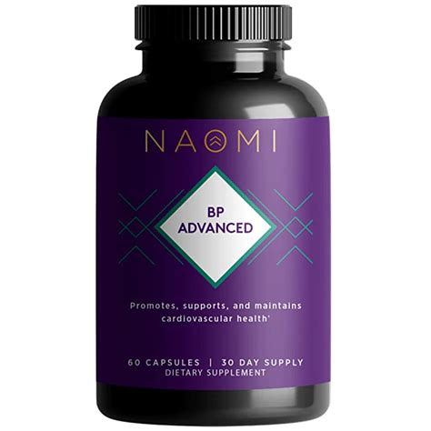 Buy Naomi Bp Advanced Healthy Blood Pressure Support Supplement And