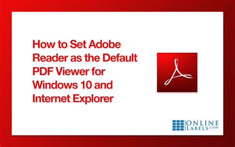 A fill & sign option allows users to quickly fill out and sign documents; How to Set Adobe Reader as the Default PDF Viewer for ...