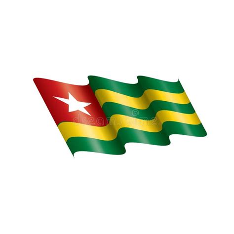 Togo Flag Vector Illustration Stock Vector Illustration Of Object