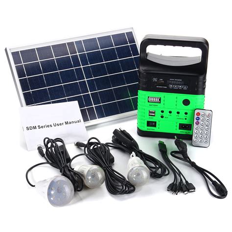 Portable Solar Generator With Solar Panel Solar Bt Speaker System With