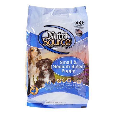 The question is, are they providing you solid. NutriSource Small & Medium Breed Puppy Dry Dog Food, 6.6 ...