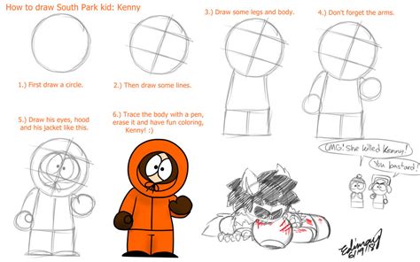 How To Draw South Park Style At How To Draw