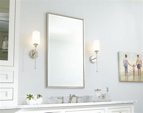 Bathroom Light Fixtures Guide How To Light A Bathroom Mirror With