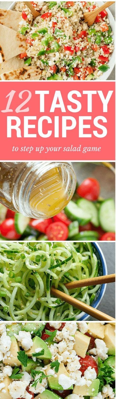 12 Tasty Salad Recipes To Step Up Your Salad Game Peas And Crayons