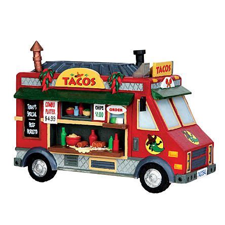 Barbie fresh 'n fun food truck. Kmart.com | Taco food truck, Christmas village accessories ...