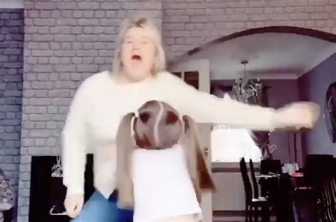 Kilmarnock Tiktok Mum Goes Viral After Crashing Daughters Dance Video