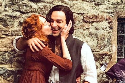Poldark Officially Wraps As Aidan Turner And Eleanor Tomlinson Share