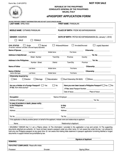 printable philippine passport renewal form pdf printable form templates and letter