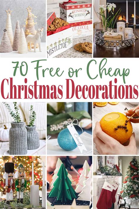 70 Free Or Cheap Christmas Decoration Ideas • Craving Some Creativity