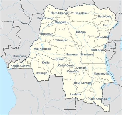 Nouvelles Provinces De La République Démocratique Du Congo Diku Dilenga