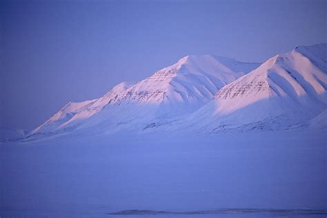 Midnight Sunset On Polar Mountains Photograph By Gordon Wiltsie